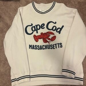 A&F Cape Cod Massachusetts White Sweater